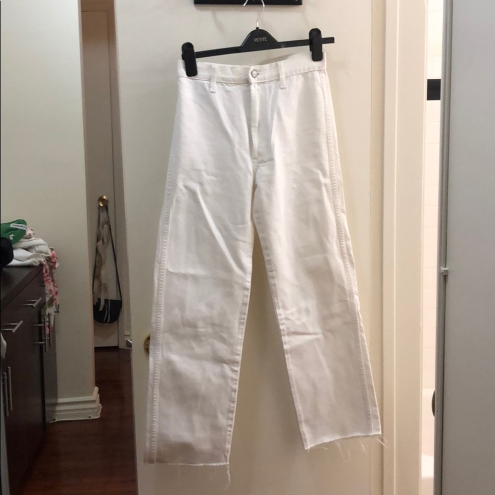 Boyish wide leg denim jeans